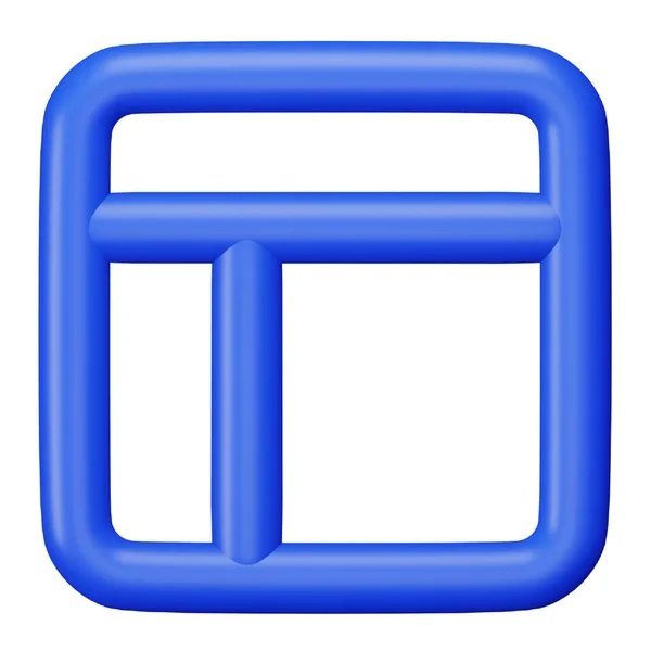 Webová Stránka Vykreslování Izometrické Ikony — Stockový vektor