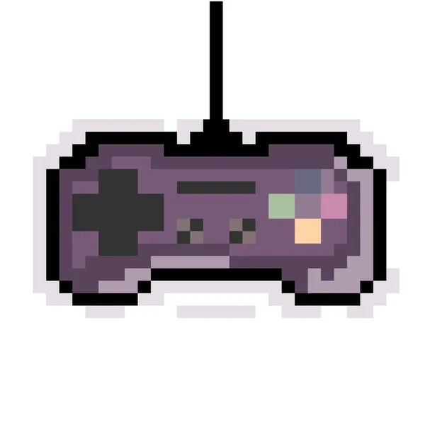 Ilustração Vetorial Joystick Pixel Ícone Controlador Jogo Para Aplicativo Logotipo —  Vetores de Stock