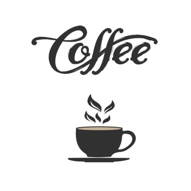 Kahve bağımlısı illüstrasyonu, kahve aşığı gömleği tasarımı. Vektör