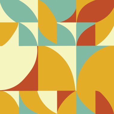 Soyut Geometrik Desen üretken hesaplayıcı sanat vektörü çizimi