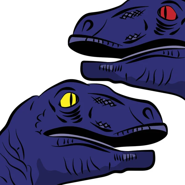 Ilustração Vetorizada Meme Dinossauro — Vetor de Stock