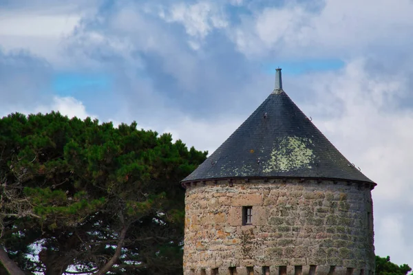 Vecchio Castello Nel Campo — Foto Stock