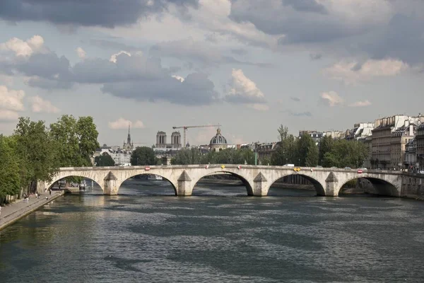 Bridge River Seine — Stock Photo, Image