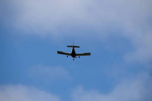 Flugzeug Himmel — Stockfoto