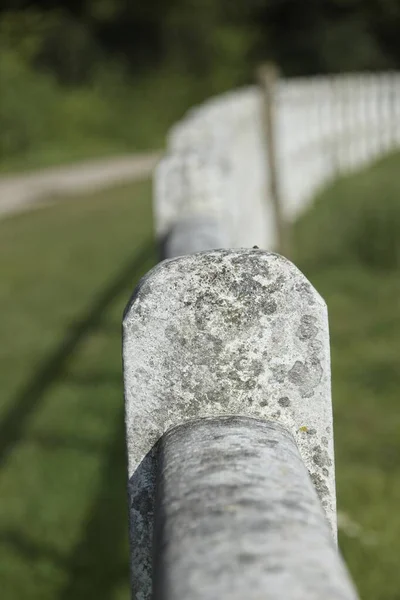 Närbild Ett Staket — Stockfoto