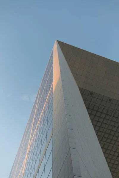 Edifício Escritório Moderno Com Céu — Fotografia de Stock