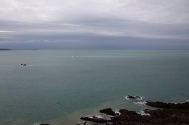 Deniz kıyısının manzarası