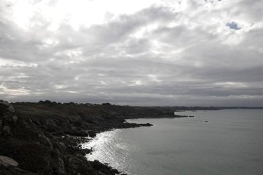 Deniz kıyısının manzarası