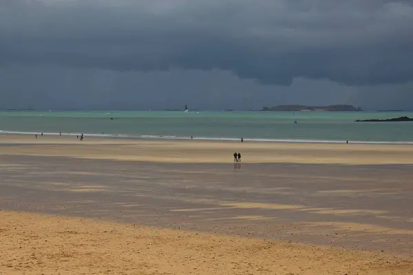 Tempestade Sobre Praia — Fotografia de Stock