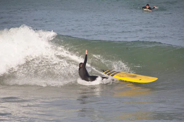 Surfista Praia — Fotografia de Stock