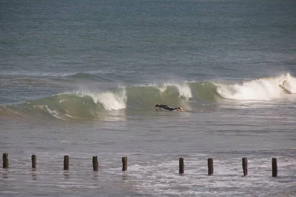 Surfeur Sur Plage — Photo