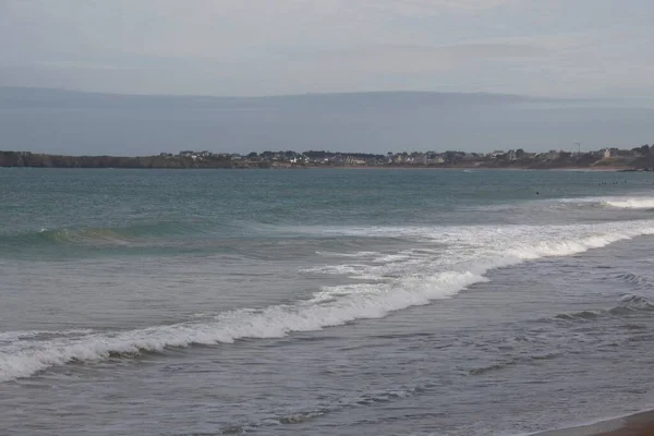 Olas Chocando Playa — Foto de Stock