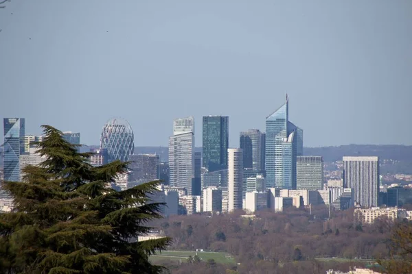 Panorama Města Mrakodrapy — Stock fotografie