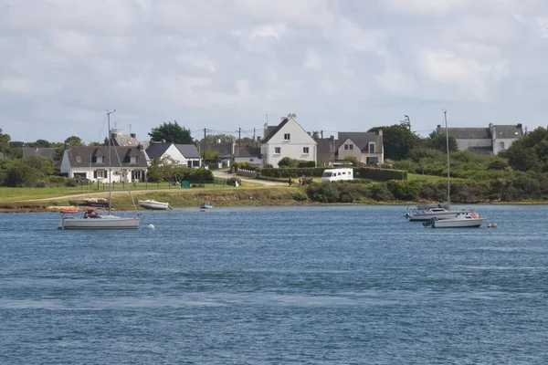 Uitzicht Stad Van Rivier — Stockfoto