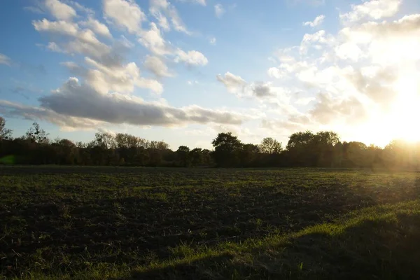 Sahada gün batımı