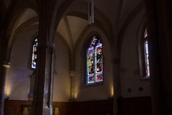 Glas Loodramen Kerk — Stockfoto