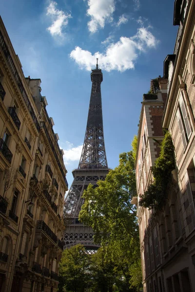 Blick Auf Den Eiffelturm — Stockfoto