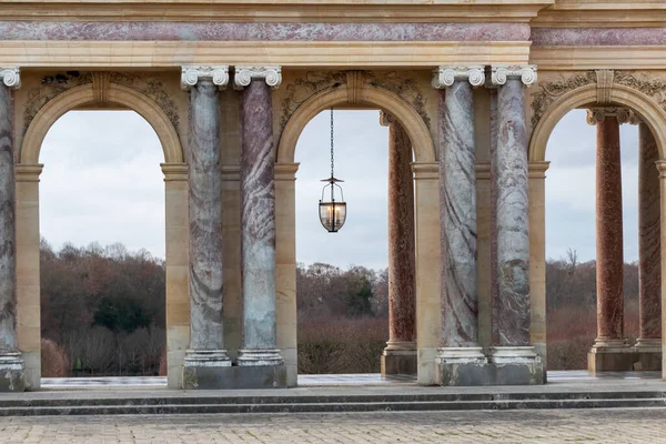 Fassade Des Königlichen Schlosses Von Versailles — Stockfoto