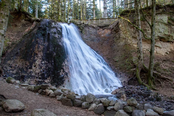 Vattenfall Skogen — Stockfoto