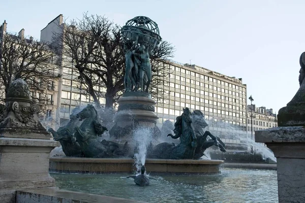 Fonte Parque — Fotografia de Stock