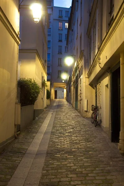 Gatan Natten — Stockfoto