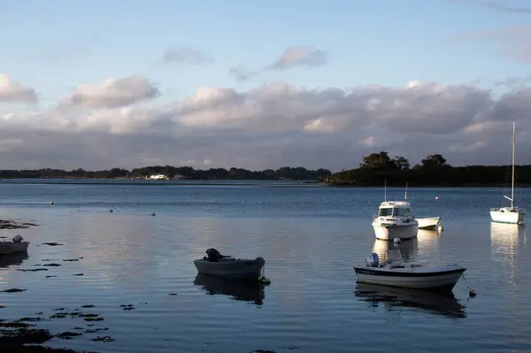 Boats Harbor Sunset — Stock Photo, Image