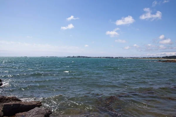 Vågor Stranden — Stockfoto