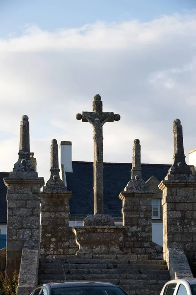 Хрест Кладовищі — стокове фото