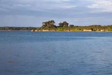 Deniz kıyısının manzarası