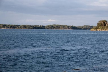 Deniz kıyısının manzarası