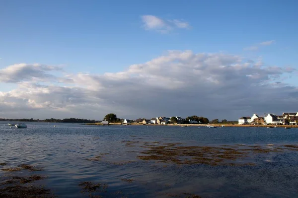 Kilátás Nyílik Tengerre Strand — Stock Fotó