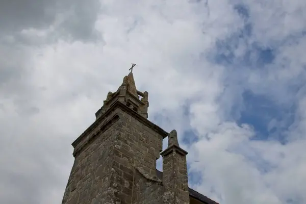 Torre Igreja Céu — Fotografia de Stock