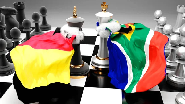 Belgio Sud Africa Crisi Scontro Conflitto Dibattito Tra Due Paesi — Foto Stock