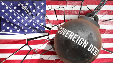 Amerika 'daki egemen borç - ülkeyi mahveden ve ekonomik çöküşe yol açan Egemenlik borcunun büyük etkisi
