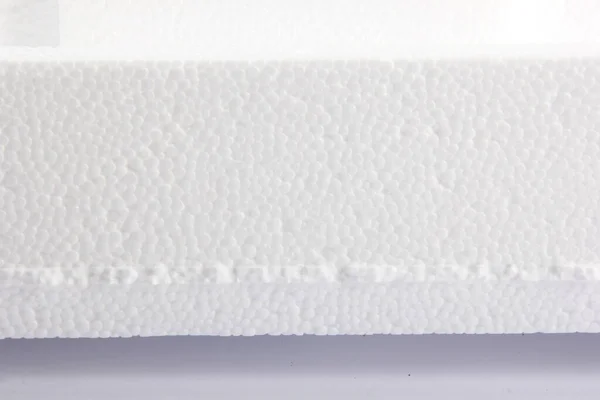 Beyaz Arka Planda Farklı Şekillerde Yapay Köpük Kağıtlar Beyaz Köpük — Stok fotoğraf