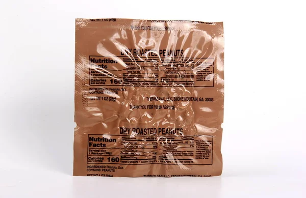 Riga Latvia October 2022 Individual Food Ration Usa Soldiers Pack — Stock Photo, Image