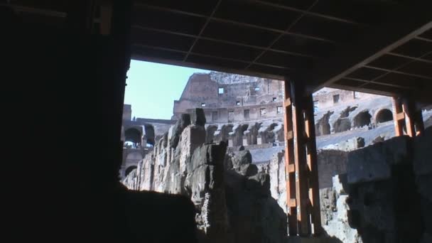 Rom Italien September 2015 Video Vom Kolosseum Rom Italien — Stockvideo