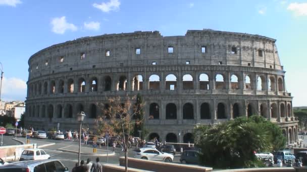 Roma Italia Septiembre 2015 Vídeo Del Coliseo Roma Italia — Vídeos de Stock