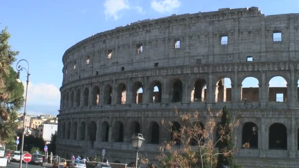 Roma Italia Septiembre 2015 Vídeo Del Coliseo Roma Italia — Vídeos de Stock