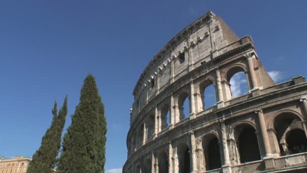 Рим Италия Сентября 2015 Видео Колизея Риме Италия — стоковое видео
