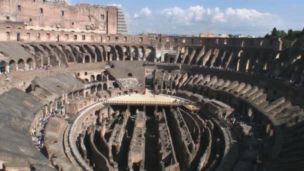 Roma Italia Septiembre 2015 Vídeo Del Coliseo Roma Italia — Vídeos de Stock
