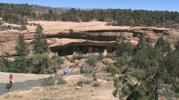 Kolorado Usa Czerwca 2013 Nagranie Wideo Cliff Palace Mesa Verde — Wideo stockowe