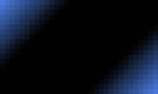 Blue Color Grid Texture Frame Empty Black Background — Stock Photo, Image