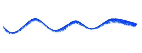 Hand Painted Scribble Blue Wave Pattern — Stock Photo, Image