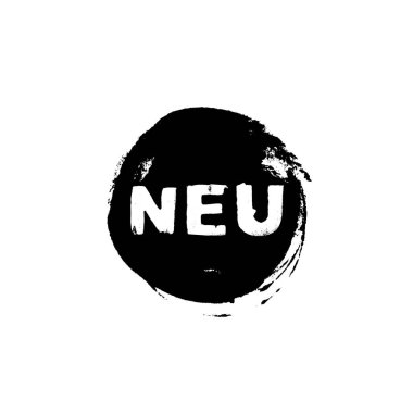 Siyah yuvarlak boya fırçası düğmesi: Almanca 'da yeni