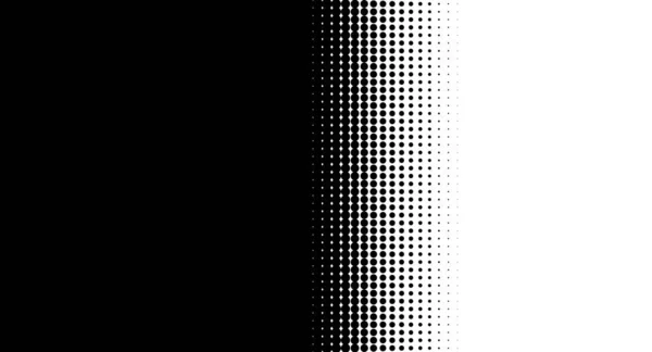 Black background with color transition to white - Gradient dots texture
