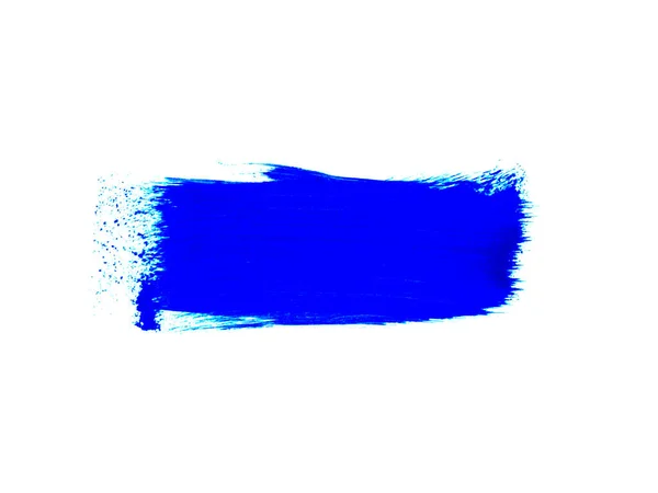Порожній Темно Синій Штрих Пензля — стокове фото