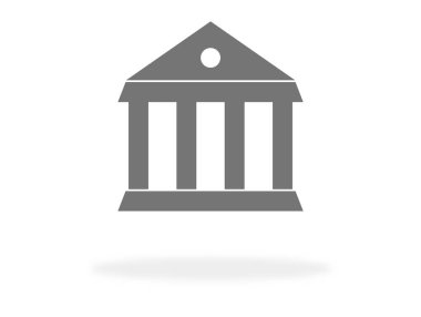 Müze, Mahkeme veya Mimarlık - Gri Bina simgesi