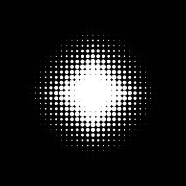 Beyaz noktalı siyah arkaplan