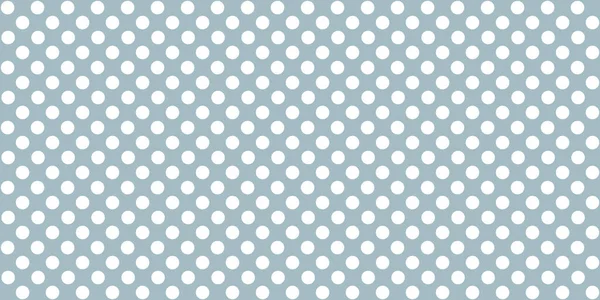 Naadloze Blauwe Tafelkleed Achtergrond Met Witte Stippen — Stockfoto